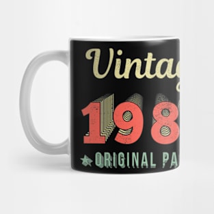 Vintage Retro 1980 40 Years Old 40th Birthday Gift Mug